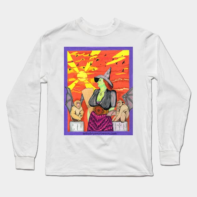 The Witch's Chorus Long Sleeve T-Shirt by Art by Bryan Crowson